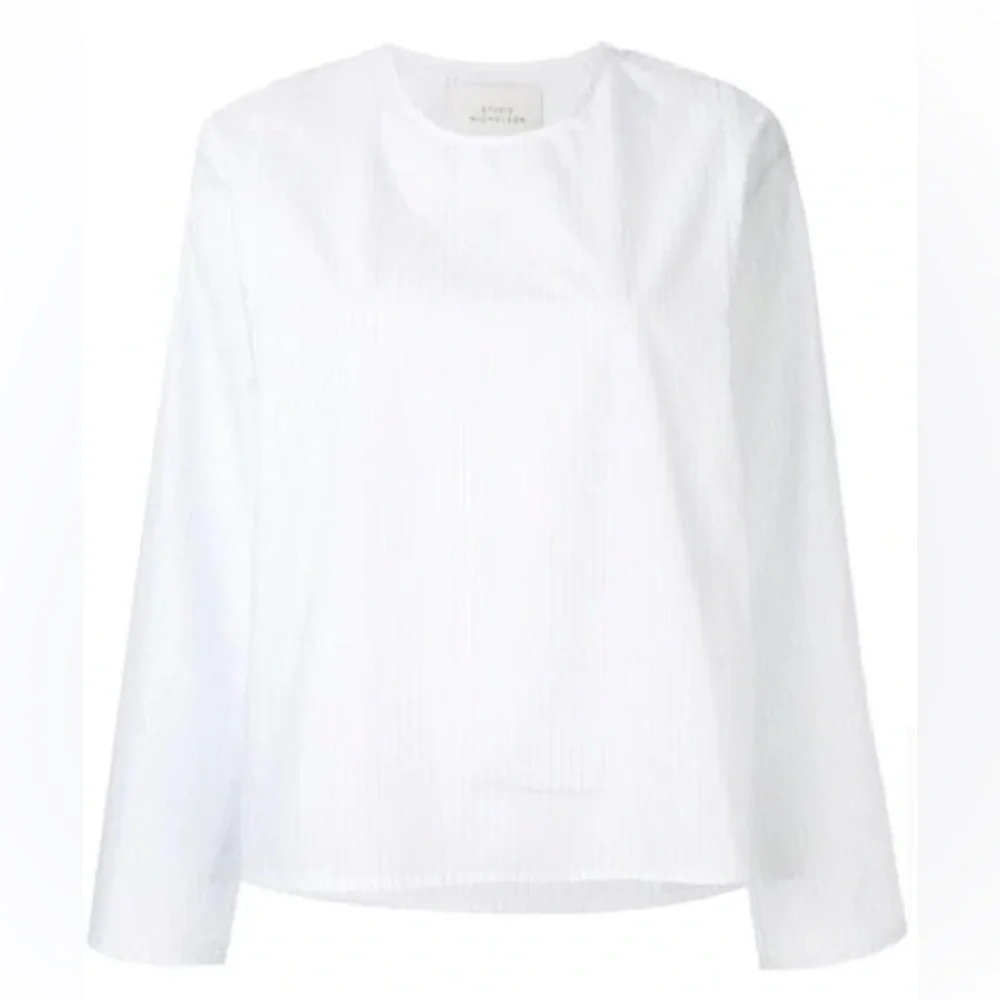 Studio Nicholson Tolan Stripe Top - Picture 4 of 13